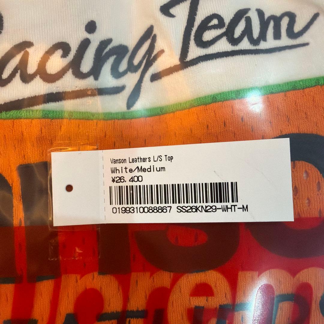 Supreme/vanson Leathers 長袖シャツ Mサイズ