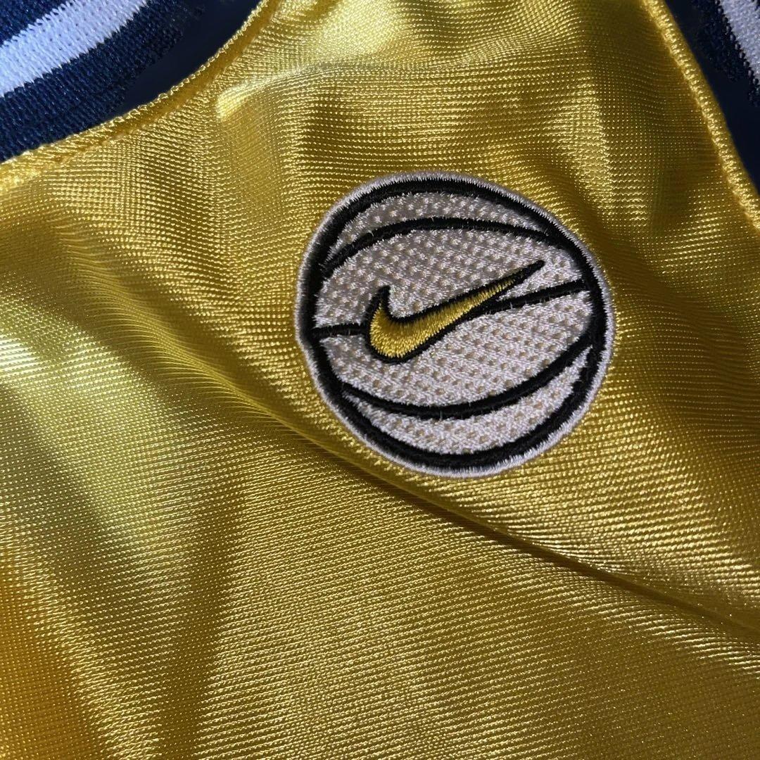 NIKE 90s 銀タグ バスケット　ユニホーム　M 黄色 タンクトップ　刺繍