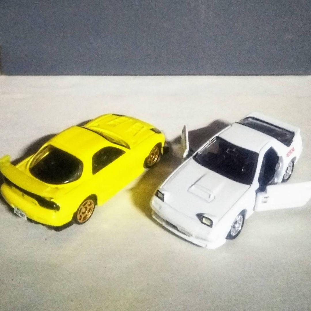 最終値下げ！ドリームトミカ 頭文字D 高橋兄弟セット 自作ナンバープレート付
