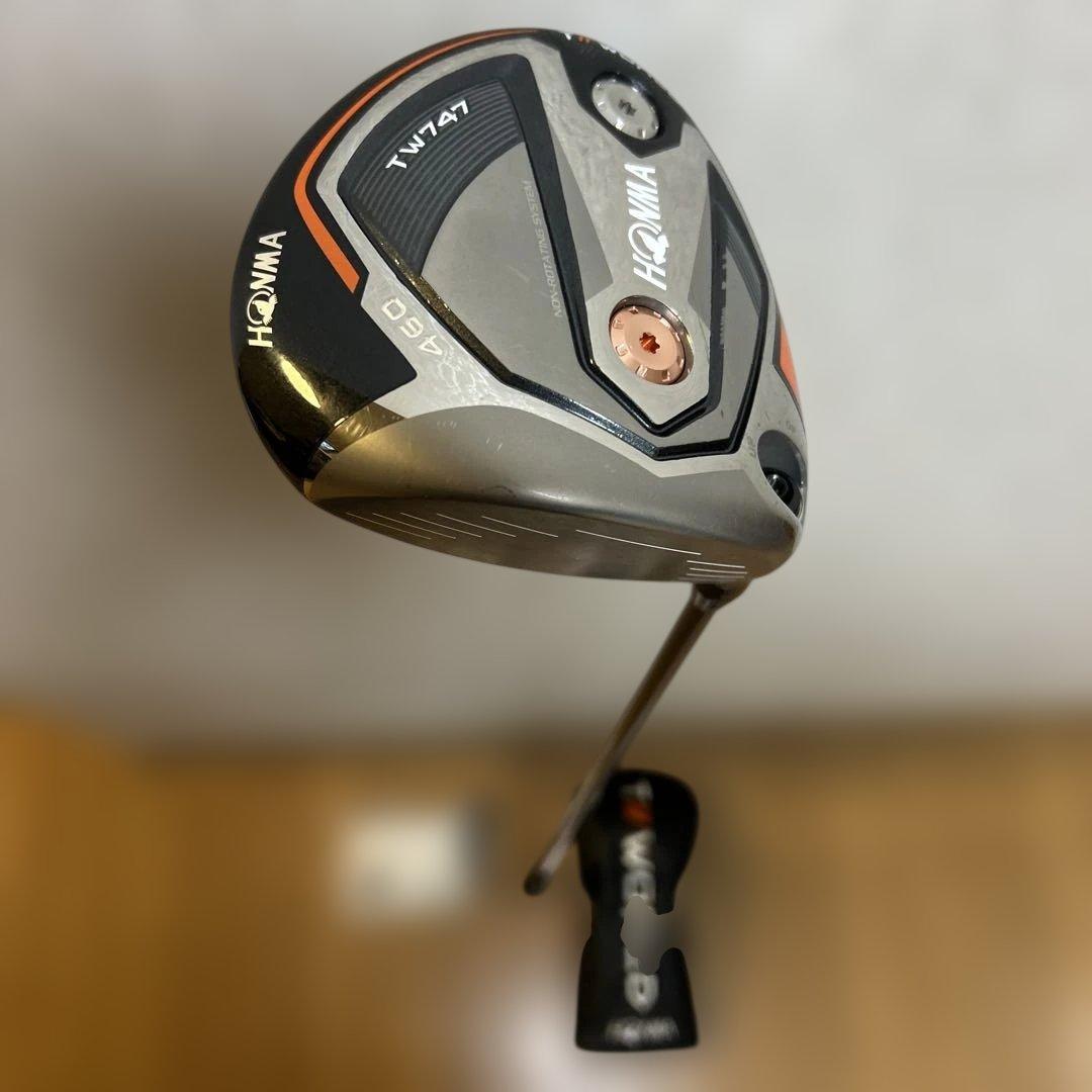 レフティHONMA TW747 460ccドライバー ヘッドカバー取説レンチ付