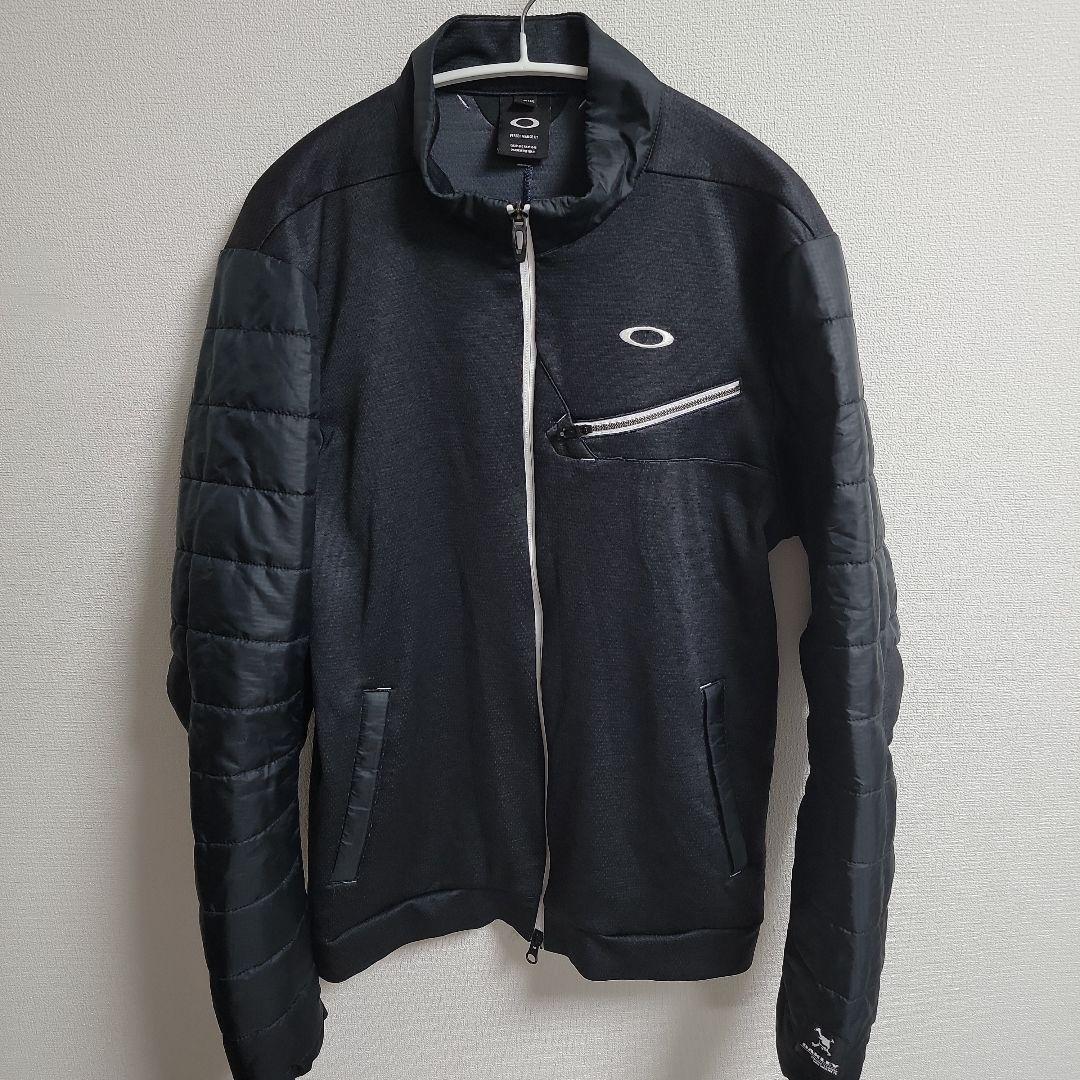 オークリー OAKLEY 長袖 ジップアップ トレーナー ブラック L