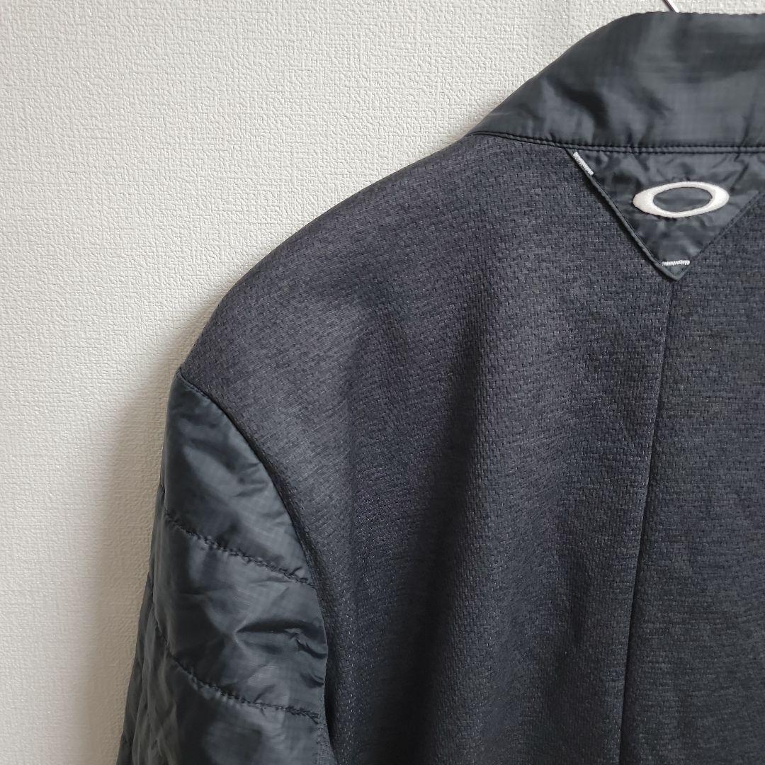 オークリー OAKLEY 長袖 ジップアップ トレーナー ブラック L