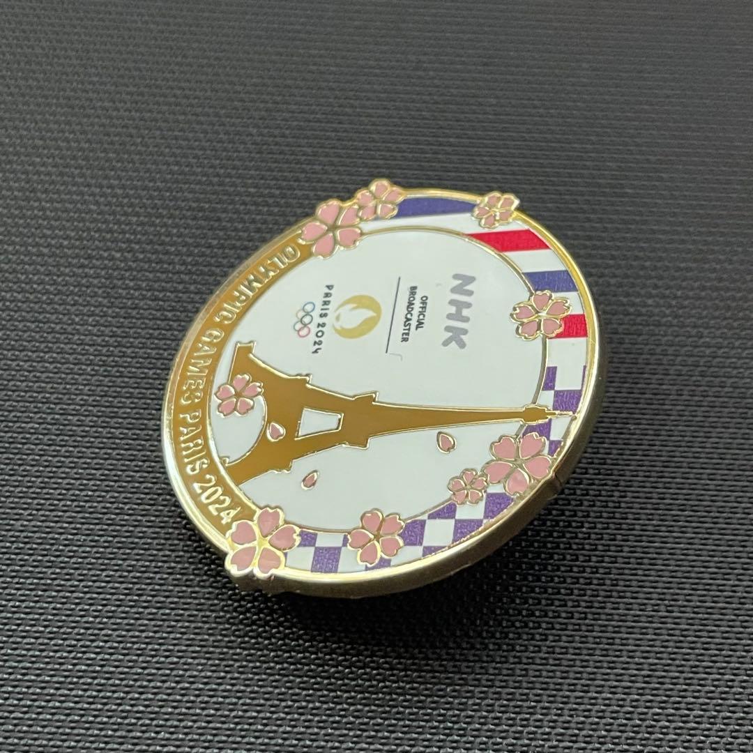 【非売品・新品】2024 パリ オリンピック NHK ピンバッジ