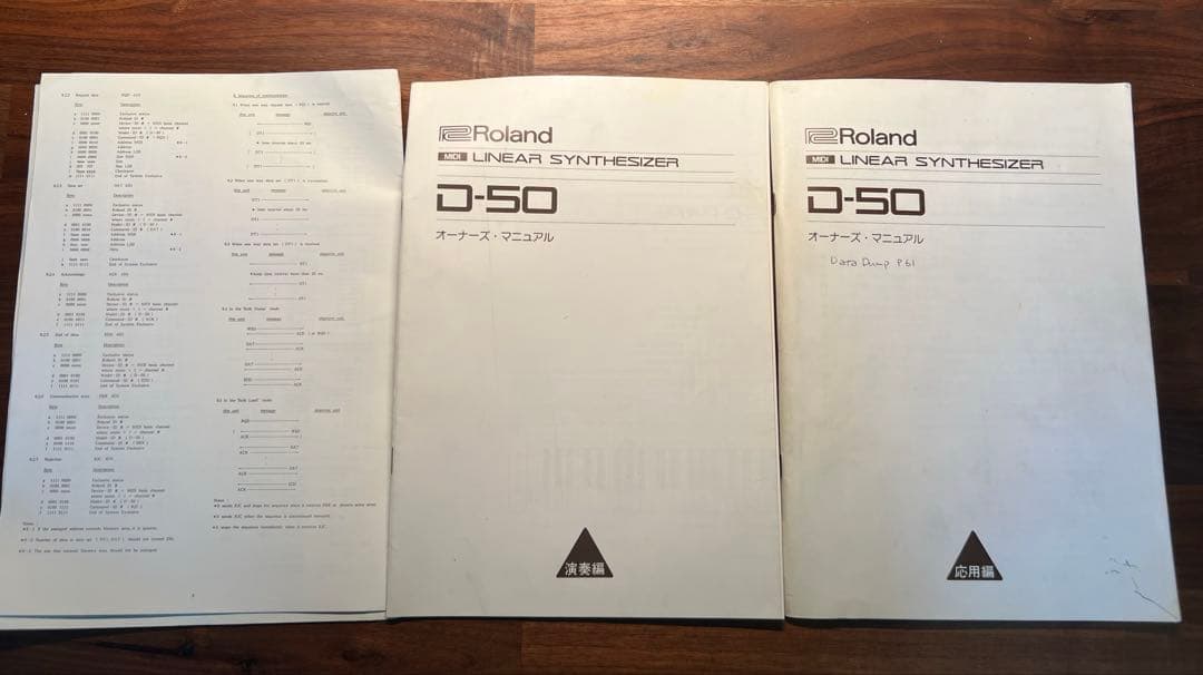 Roland D50 動作品