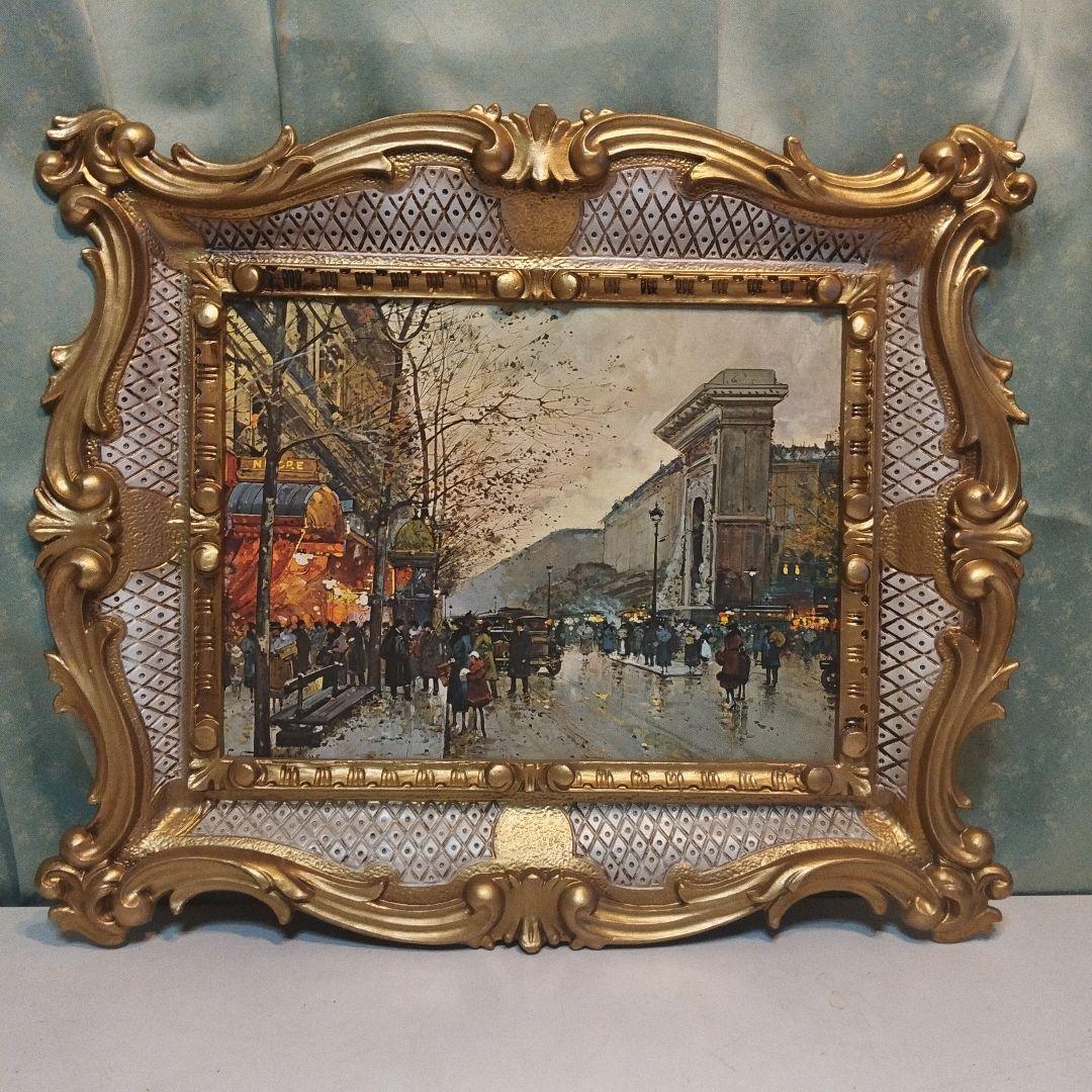 イタリア土産品　絵画風、複製画　　額縁絵画では無く部屋の飾り物感覚　飾り物