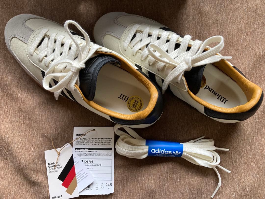 シューズ JJJJound adidasSambaOGOffWhiteCore Black