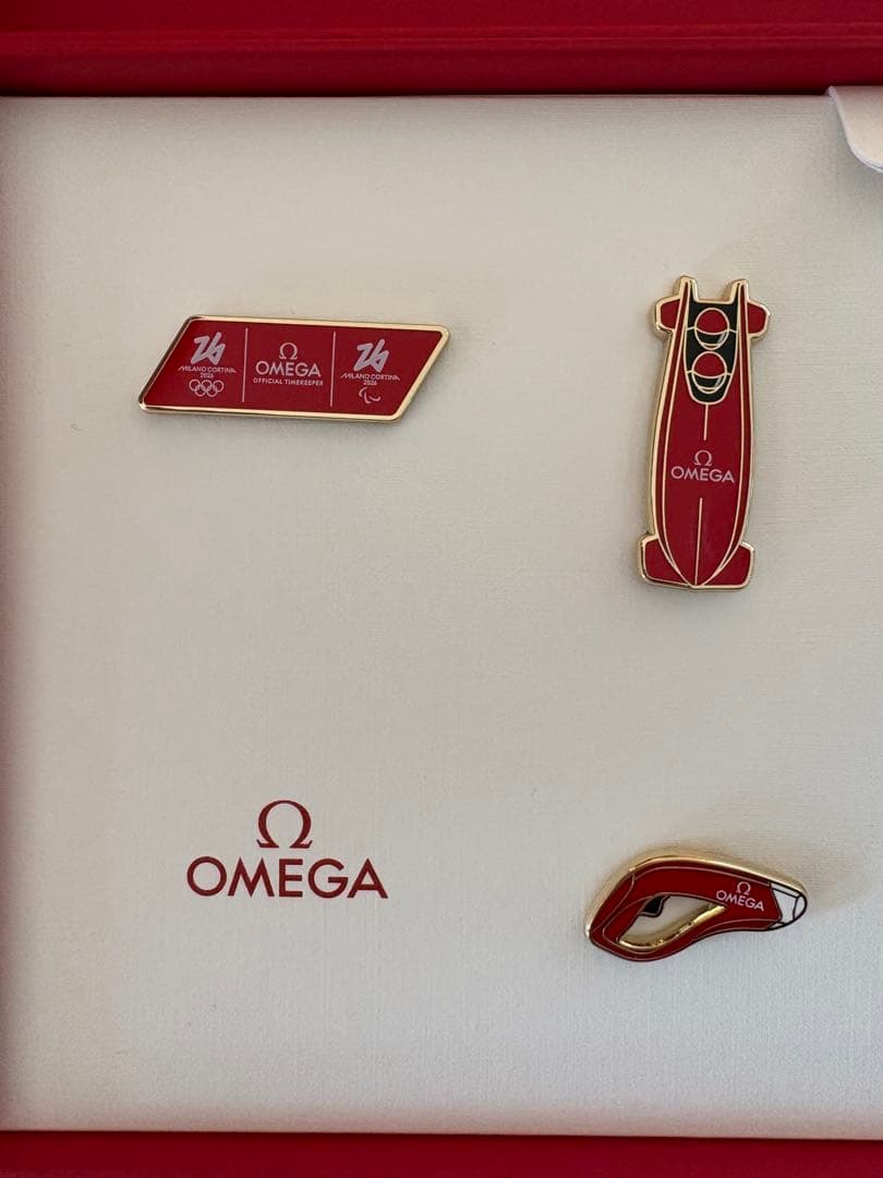 OMEGA 2026年ミラノ・コルティナオリンピック ピンバッジセット