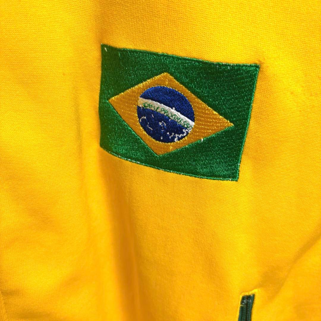 adidas ブラジル代表　トラックジャケット　ジャージ　ワールドカップ　万国旗
