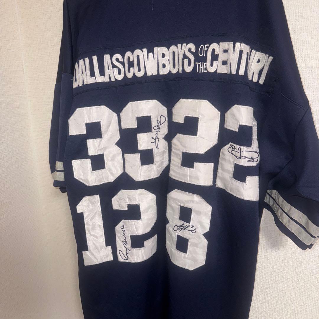 【激レア】NFL mitchell&ness 総刺繍　cowboys 記念モデル