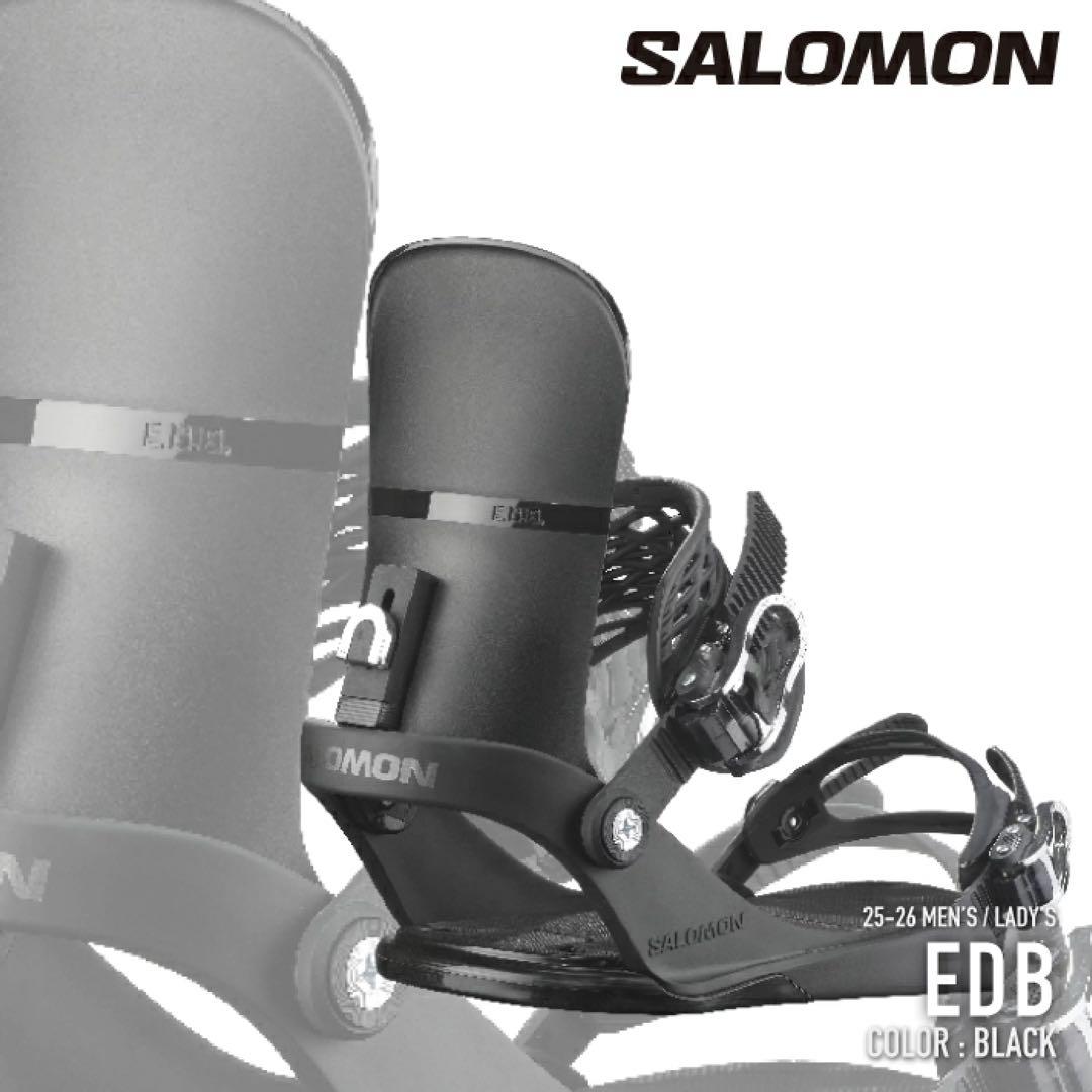 新品SALOMON EDB ビンディング ブラック Mサイズ