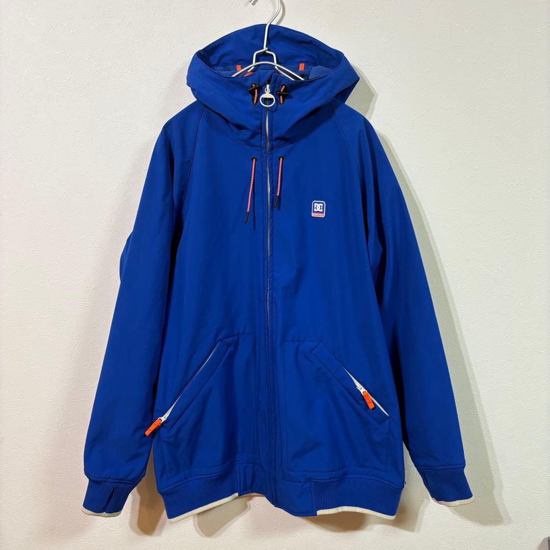 【DC】美品　スペクトラムスノーボードジャケット　メンズＭ　ブルー　１０Ｋ