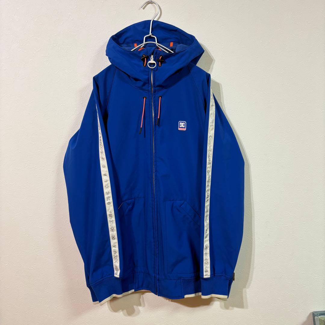 【DC】美品　スペクトラムスノーボードジャケット　メンズＭ　ブルー　１０Ｋ