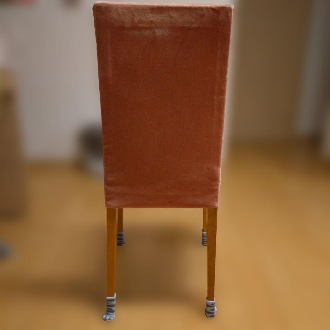 ベルベット 椅子 2脚セット