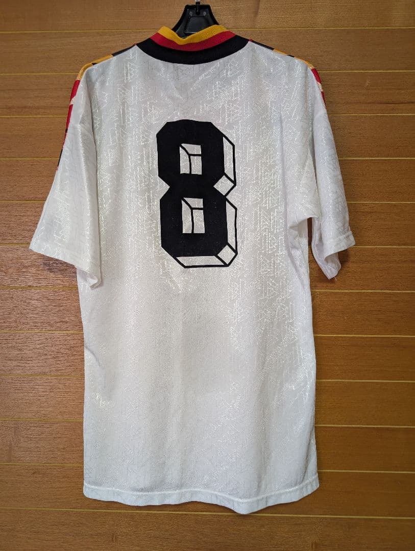 90's古着　adidas　サッカーユニフォーム　ドイツ代表　イギリス製