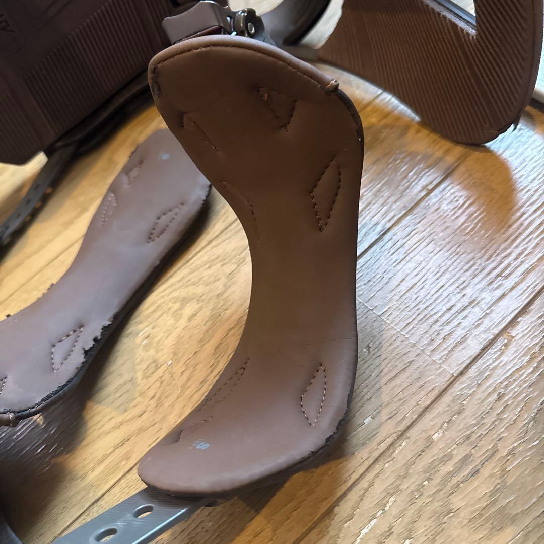 BURTON CARTEL スノーボードビンディング Ｓ　ブラウン　USED