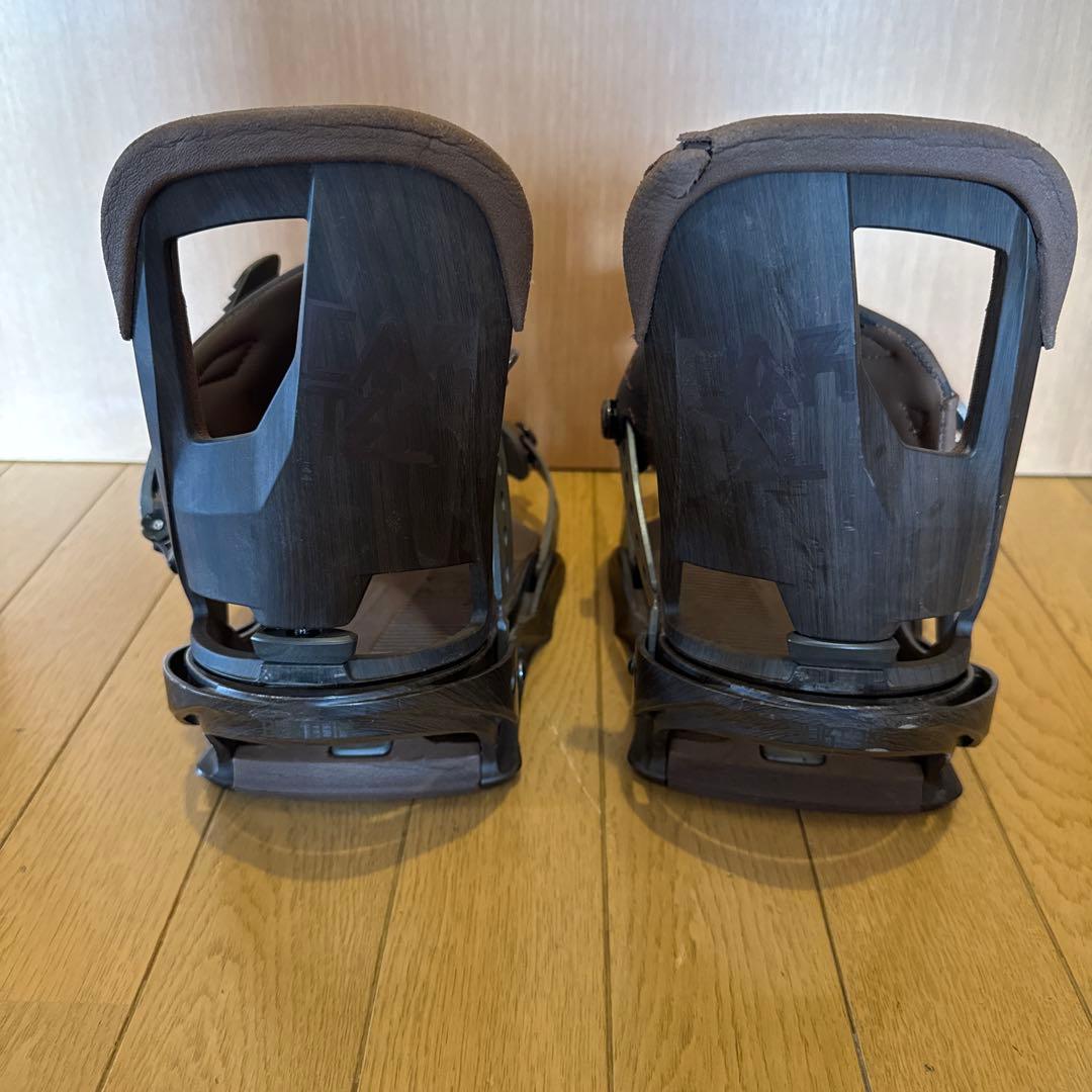 BURTON CARTEL スノーボードビンディング Ｓ　ブラウン　USED