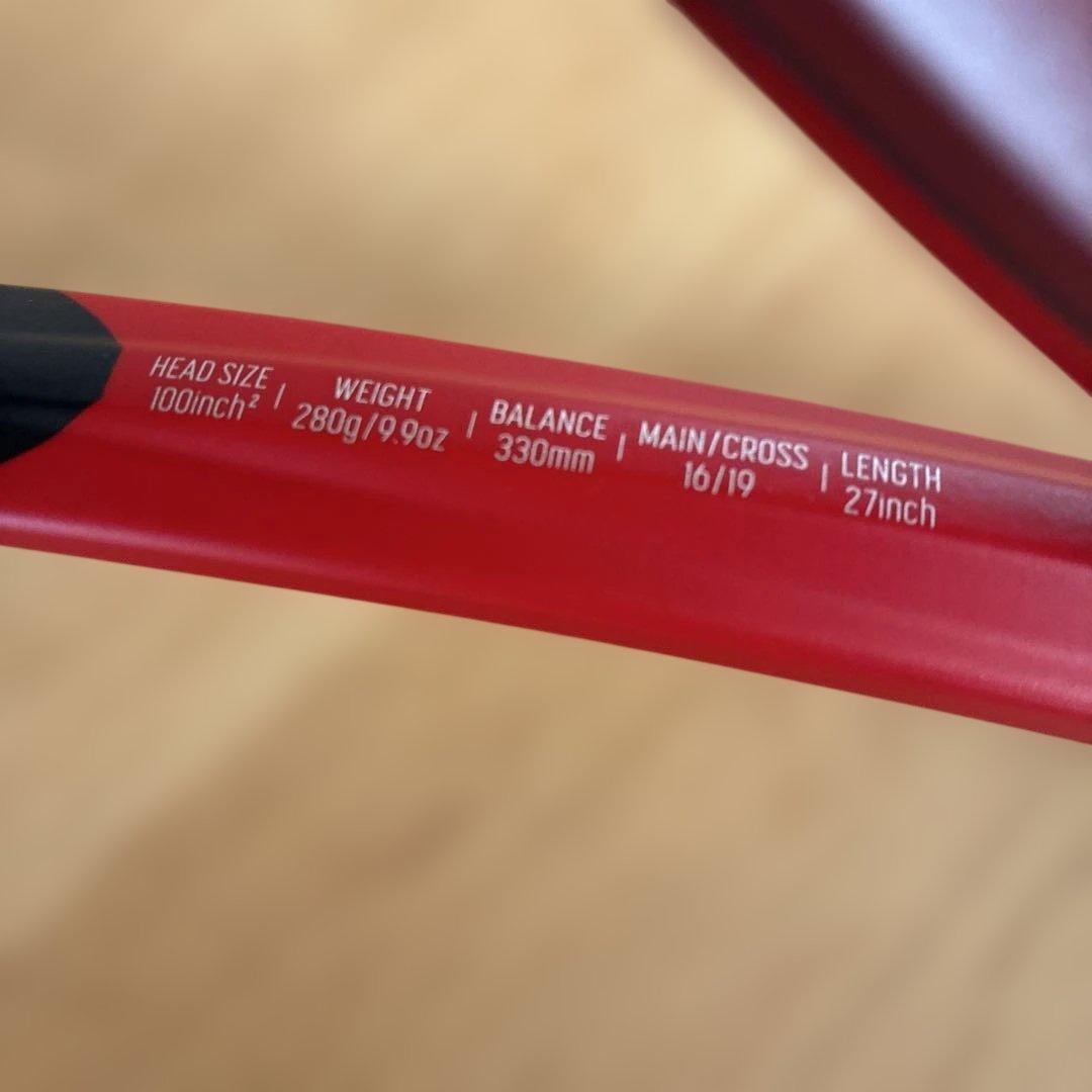 YONEX VCORE 100L テニスラケットＧ1 　グリップテープ付