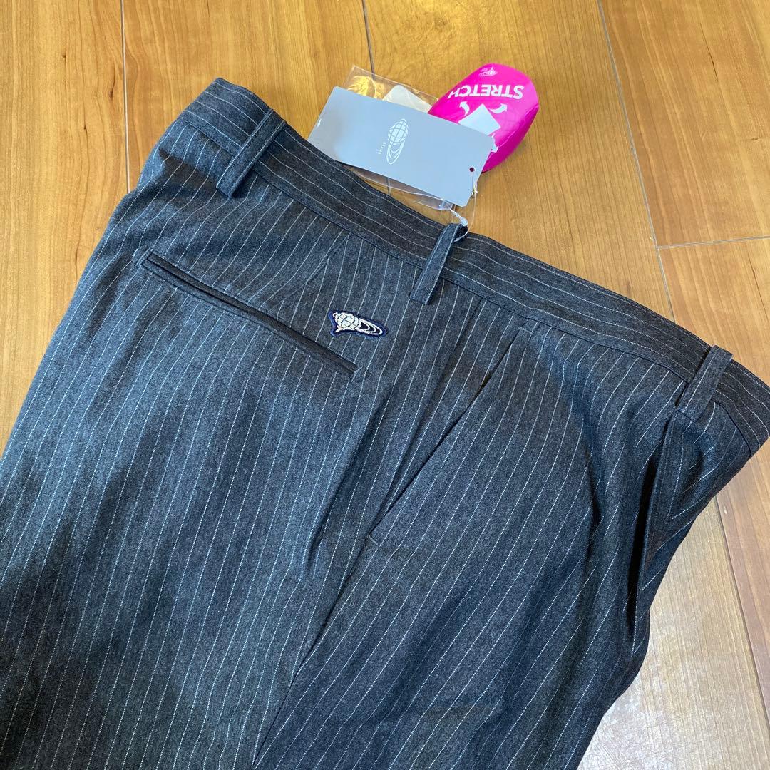【ミニーちゃん専用】BEAMS GOLFストライプ柄 スラックス パンツ