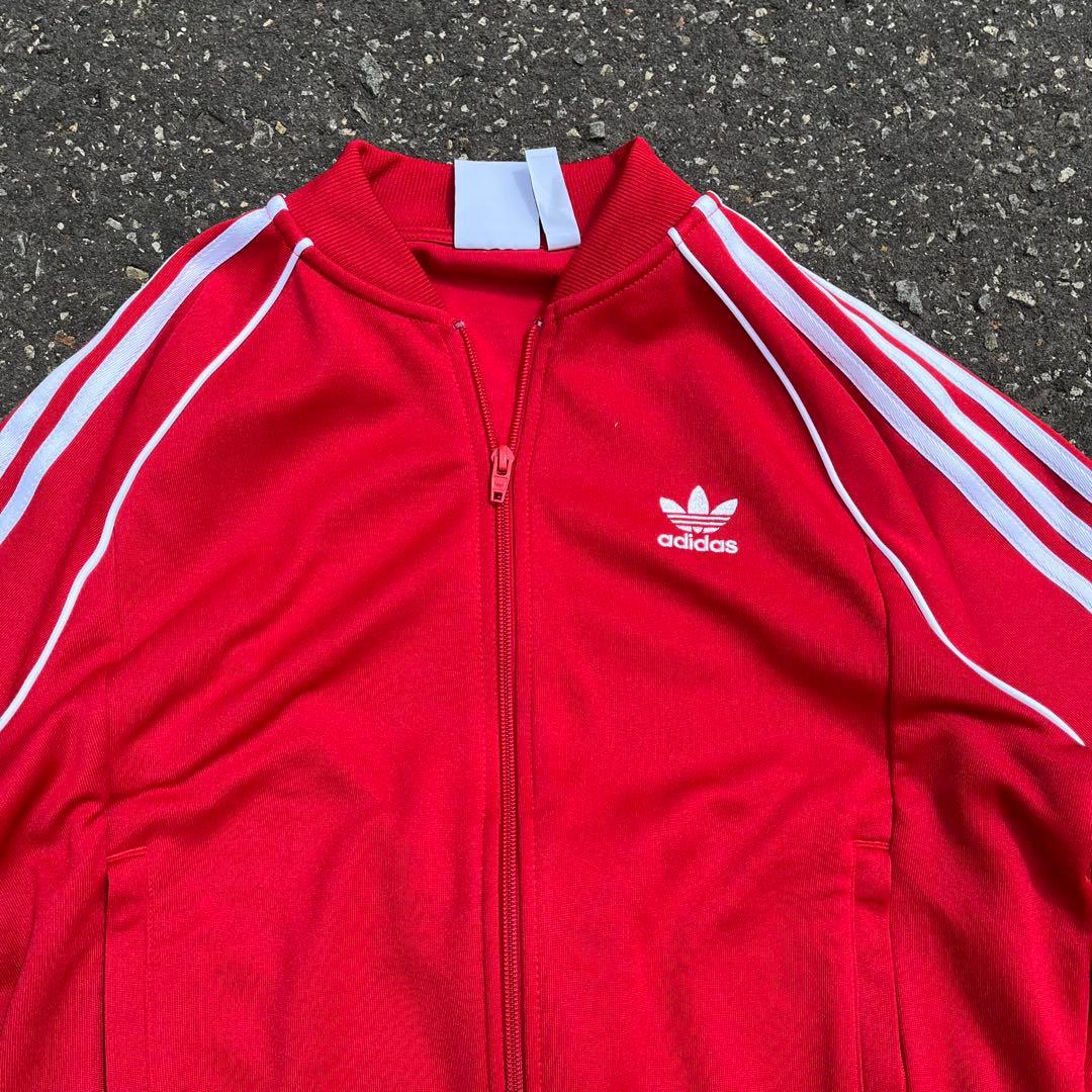 adidas アディダス トラックジャケット 赤 archive 短丈 ATP