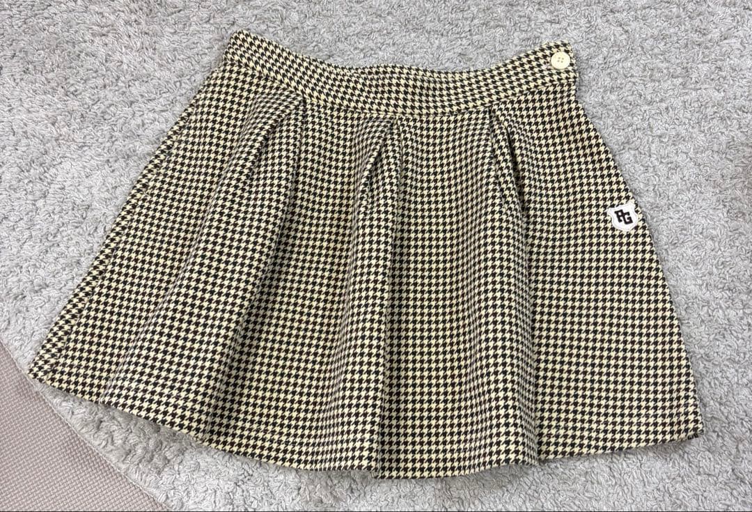 パーリーゲイツ 千鳥格子 スカート ゴルフウェア PEARLY GATES