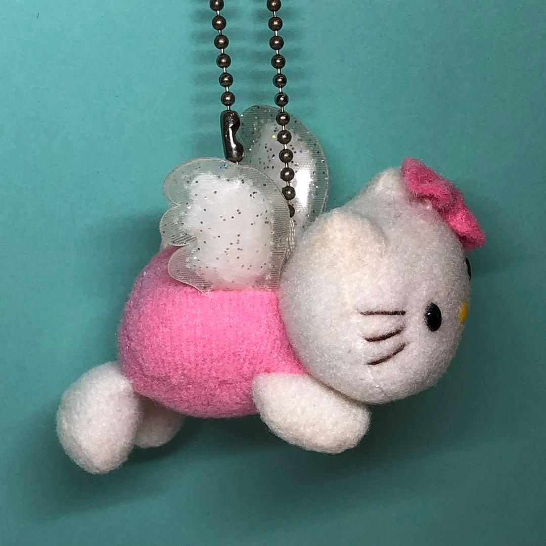 サンリオ　ハローキティ　エンジェルキティちゃん　キーホルダー　レトロ　レア品