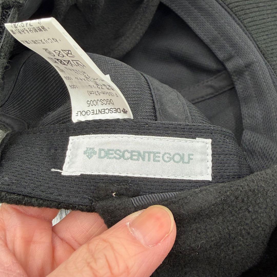 【デサント】DESCENTE GOLF キャップ 耳当て付 ポンポン　帽子