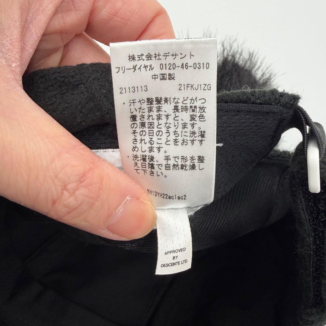 【デサント】DESCENTE GOLF キャップ 耳当て付 ポンポン　帽子
