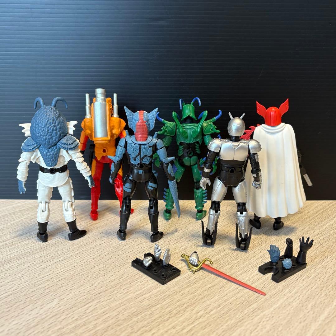 【食玩】SHODO 仮面ライダー　怪人　6体セット　フィギュア
