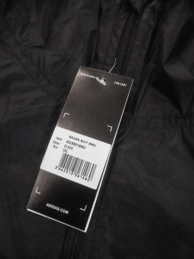 新品 アディダス MARTIAL ARTS サウナスーツ 上下セット 2XL 黒