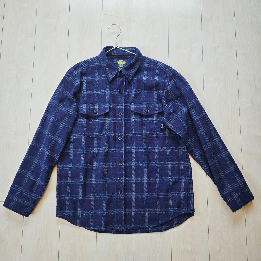 green clothing WOOL FLANNEL SHIRTS Lサイズ