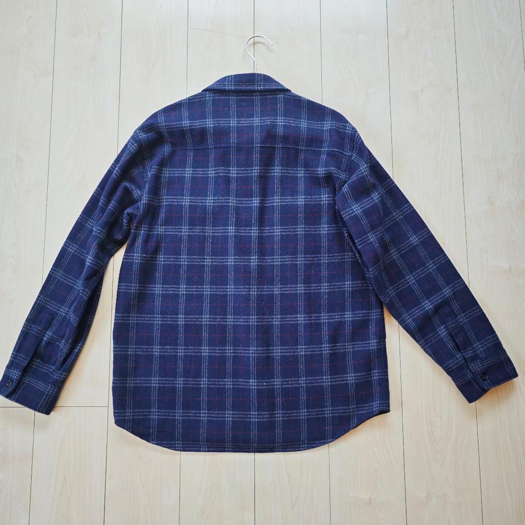 green clothing WOOL FLANNEL SHIRTS Lサイズ