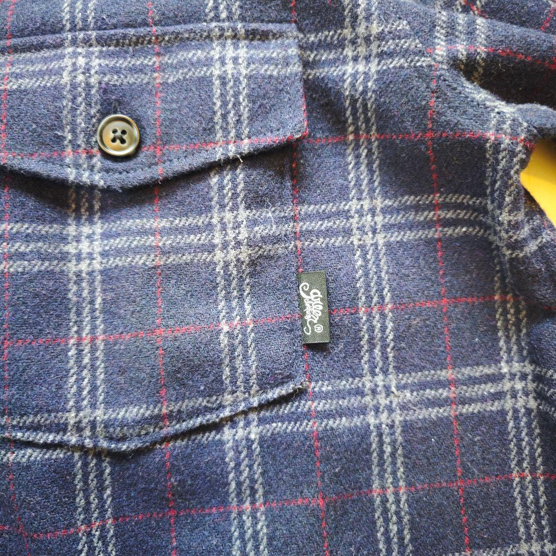 green clothing WOOL FLANNEL SHIRTS Lサイズ
