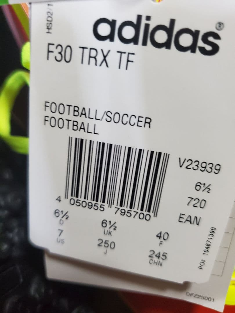 adidas F30 TRX TF サッカーシューズ US7
