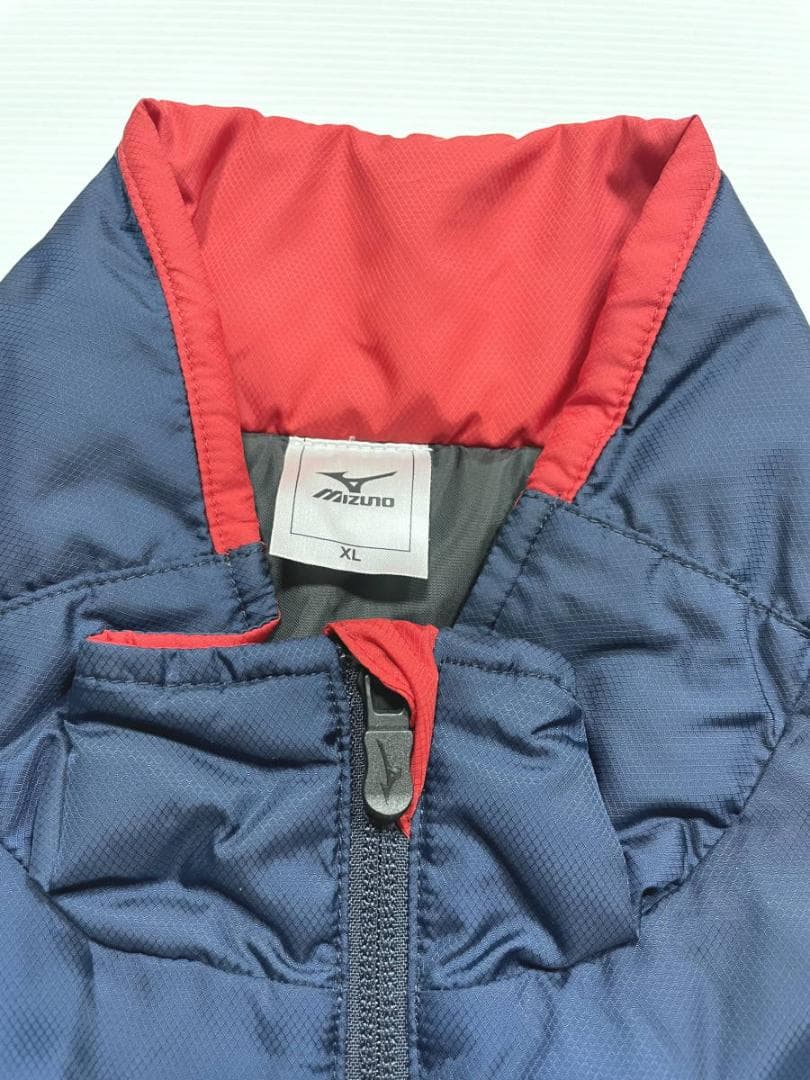 新品未使用 ミズノ MIZUNO ウィンドブレーカー ハーフジップ   中綿入り