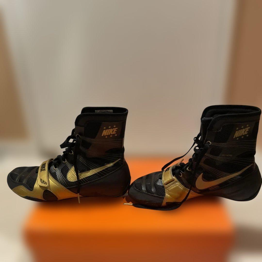 ナイキ　ハイパーKO Nike hyper ko 金黒　【ほぼ新品】