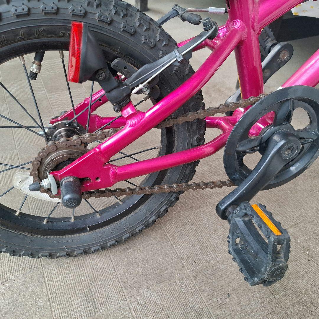 gnmi　ヨツバサイクル　１４インチ　クリスタルピンク