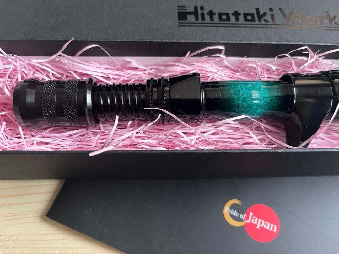 釣行未使用品！ヒトトキワークス翡翠 GLASSY37 ベイトタイプ 渓流釣りに！