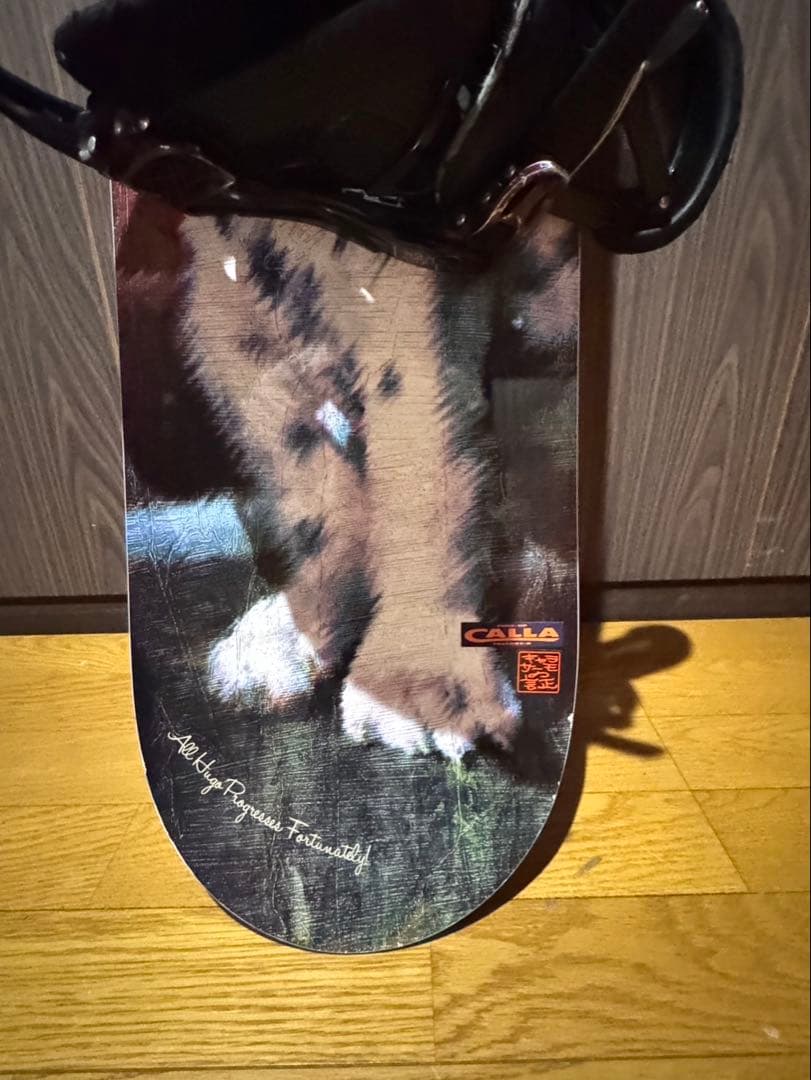 スノーボード 犬デザイン