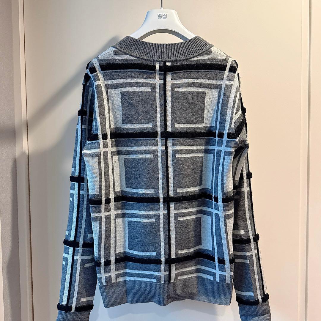 美品★ MARK&LONA ニット 保温 セーター グレー マーク&ロナ 正規品