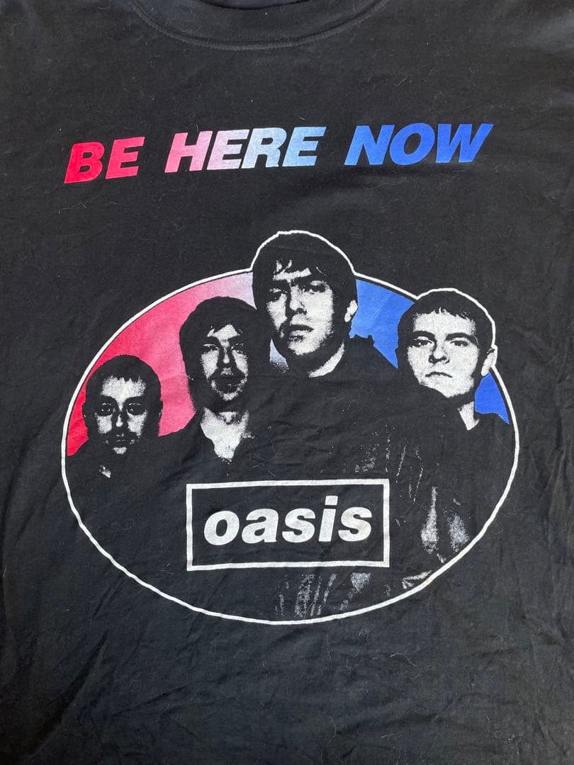 ミュージシャン OASIS BE HERE NOW boot tee