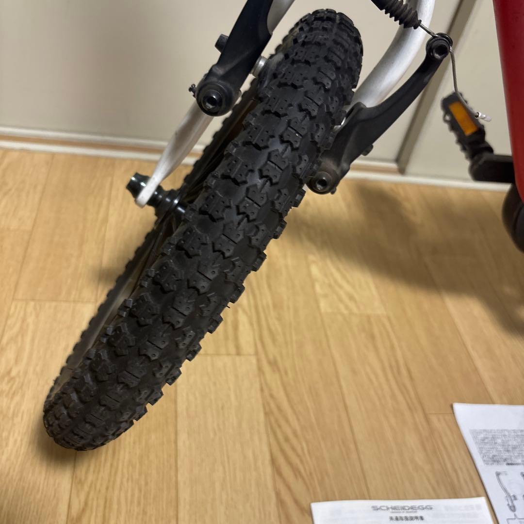 mont-bell 自転車 子供用 14インチSCHEIDEGG モンベル　赤