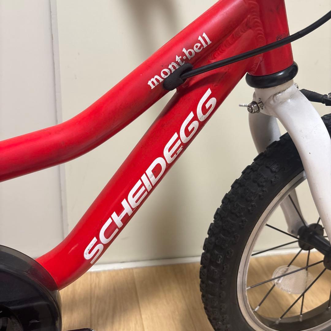 mont-bell 自転車 子供用 14インチSCHEIDEGG モンベル　赤