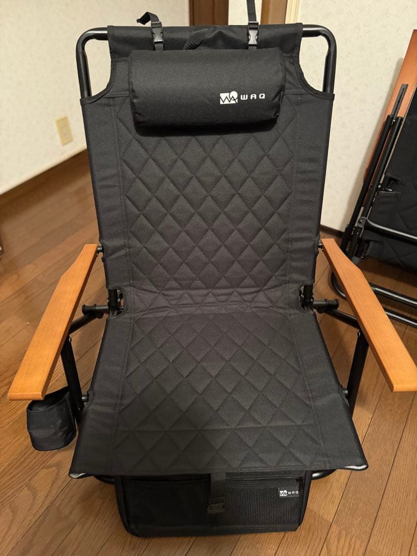 WAQ リクライニングローチェア ブラック