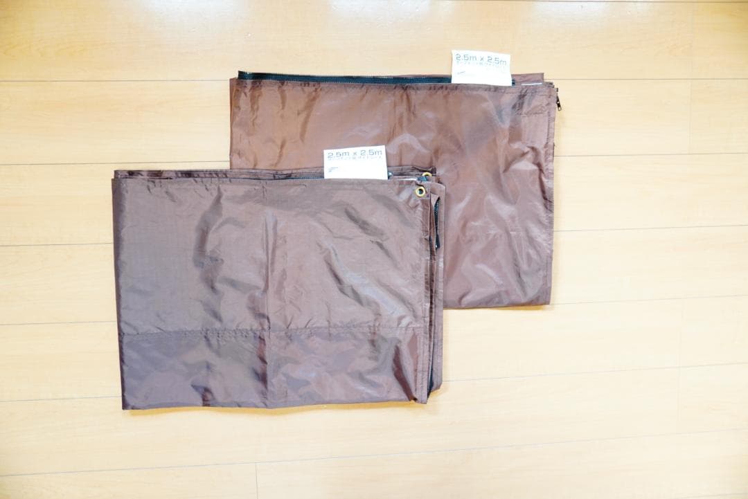 FIELDOR ワンタッチタープ 2.5m x 2.5m サイドシート2枚付