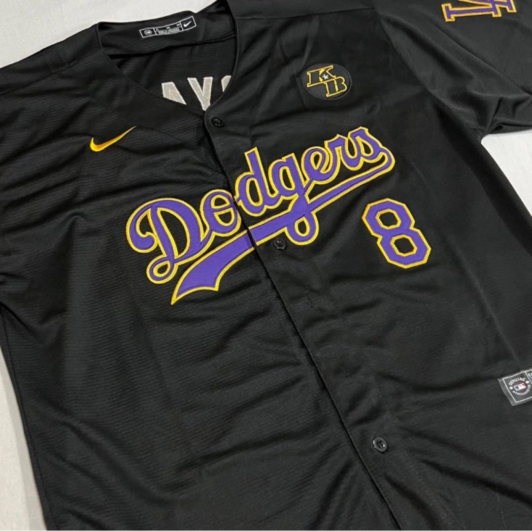 コービー ブライアント ドジャース ベースボールシャツ　NIKE製