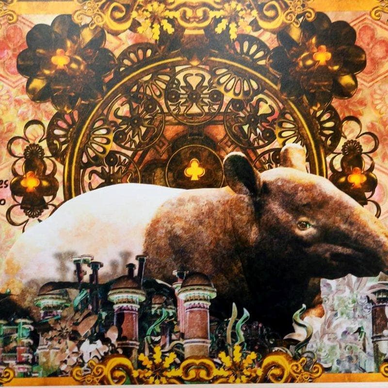 ☆松崎祐哉☆「punky Tapir」ジグレー版画　新品！