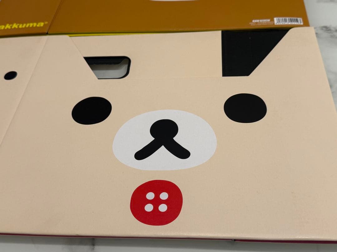 リラックマ　コリラックマ　紙製ファイルボックス