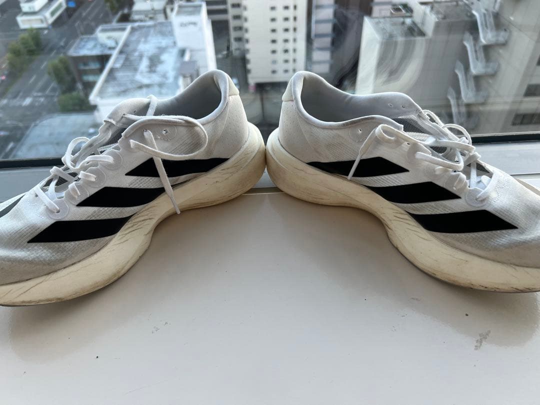 【27.0cm・走行距離153km】adidas ADIZERO EVO SL