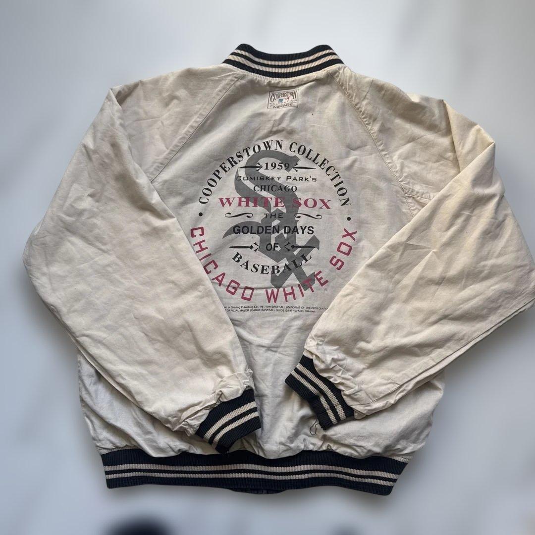 white sox ヴィンテージ　リバーシブルジャケット