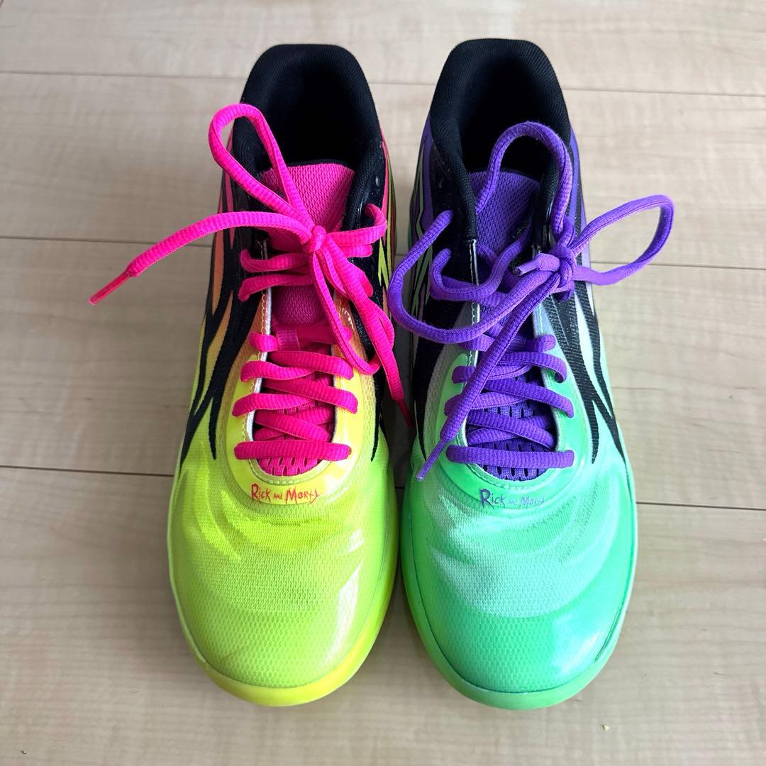 PUMA × LaMeloBall MBシリーズバスケットシューズNITRO搭載
